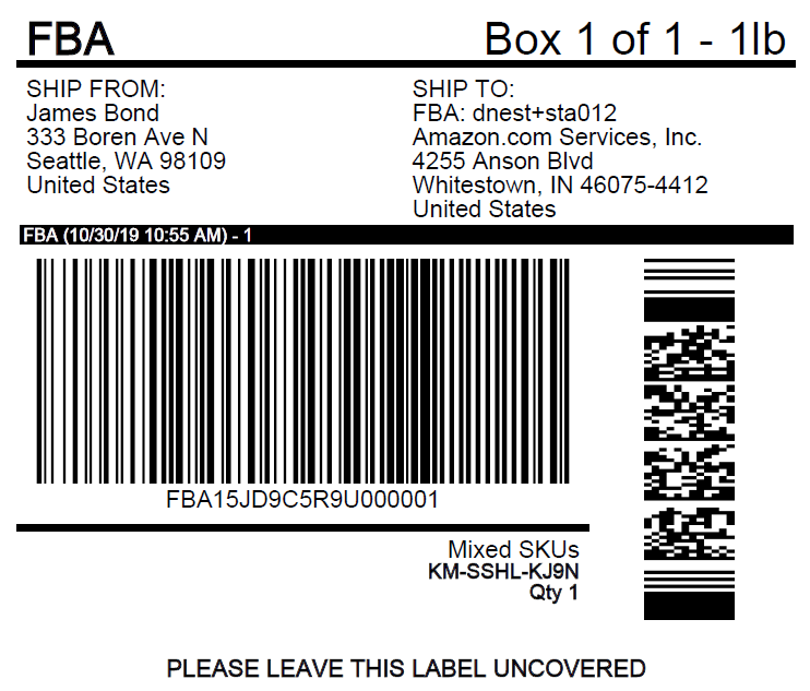 Доставка Amazon FBA: Маркировка товаров перед отправлением