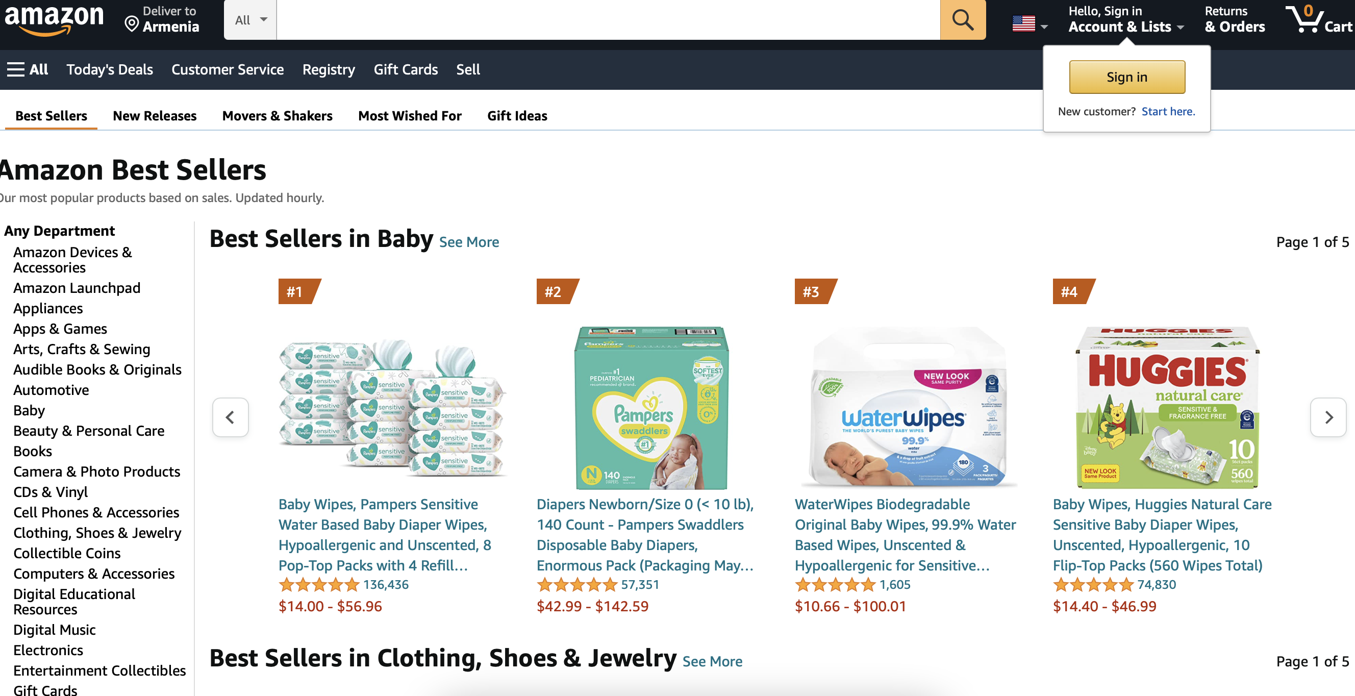 Top 10 selling products and categories on Amazon in 2022