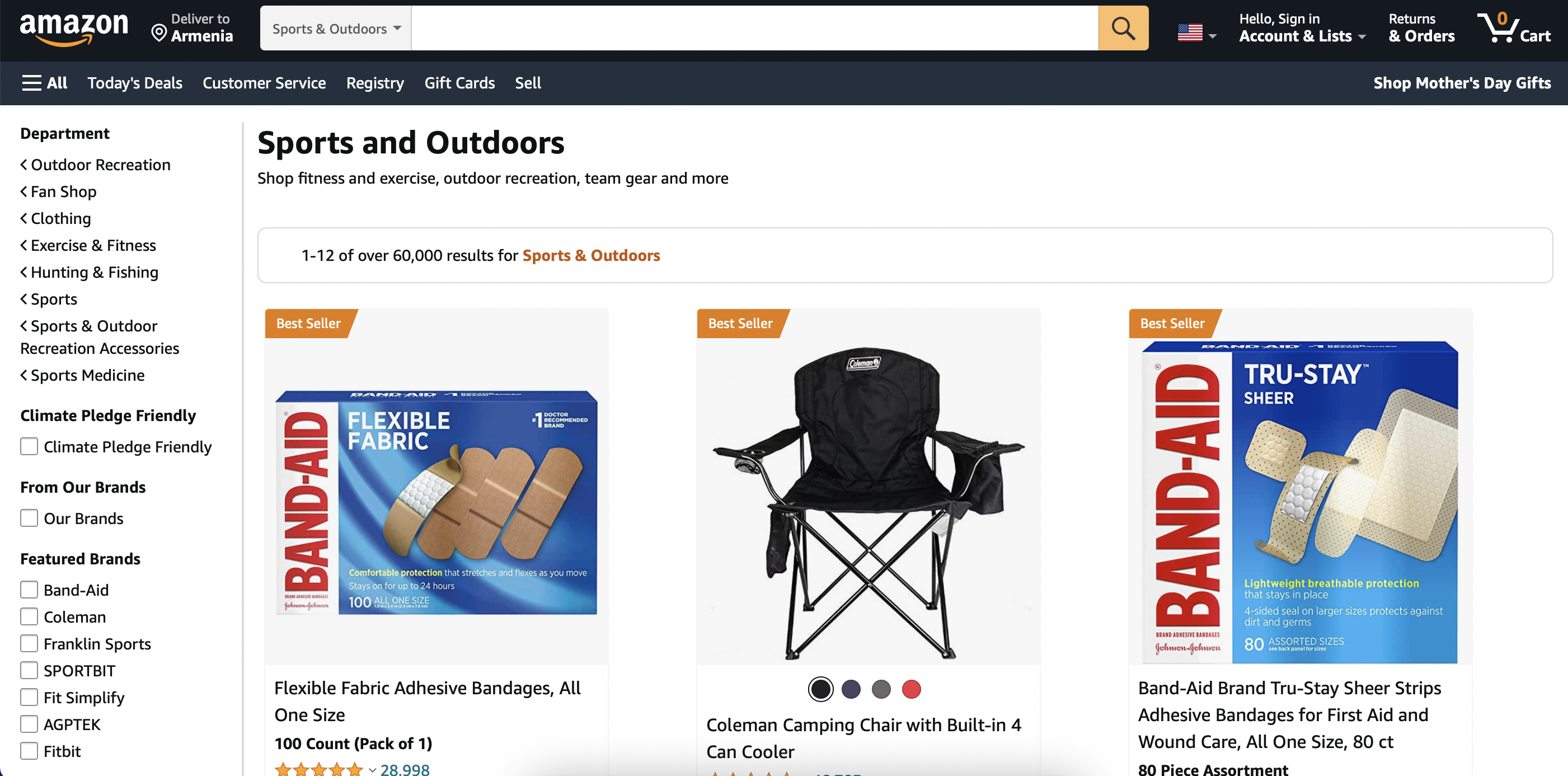 Top products for sale on Amazon (p 2)