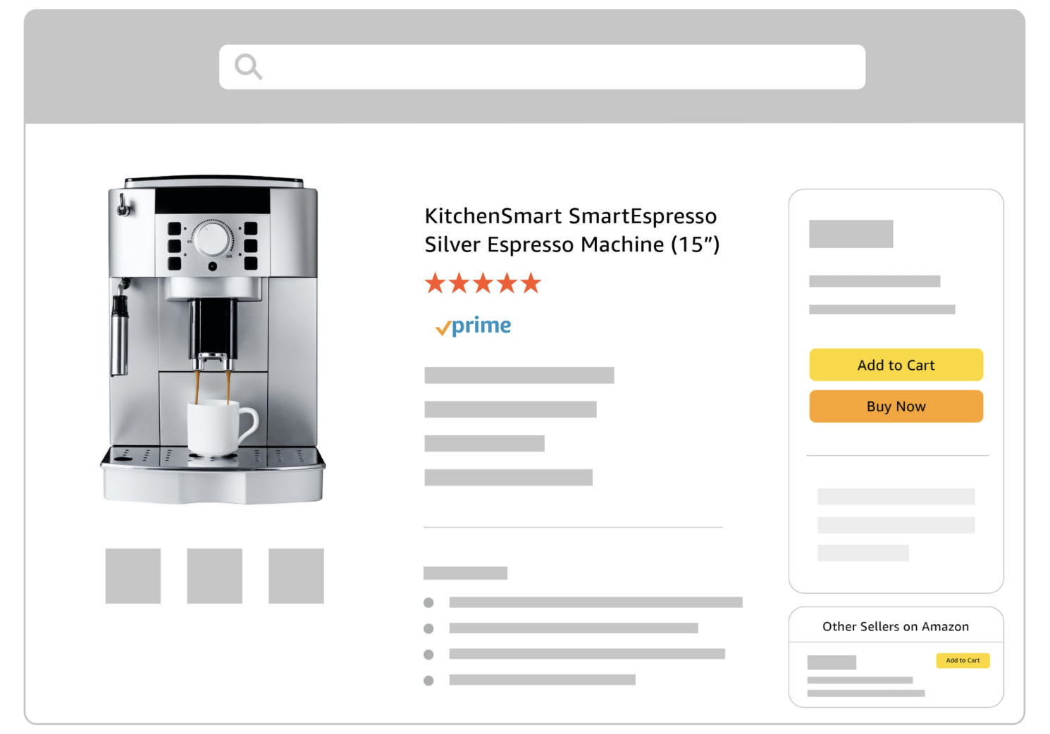 Steps to improve Amazon listing for Sponsored Products ads: Bullets